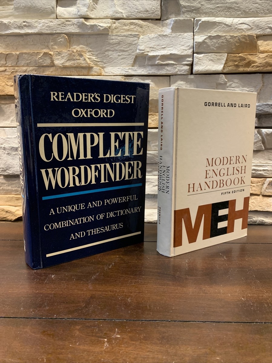 Reader's Digest Oxford Complete Wordfinder Modern English HandBook