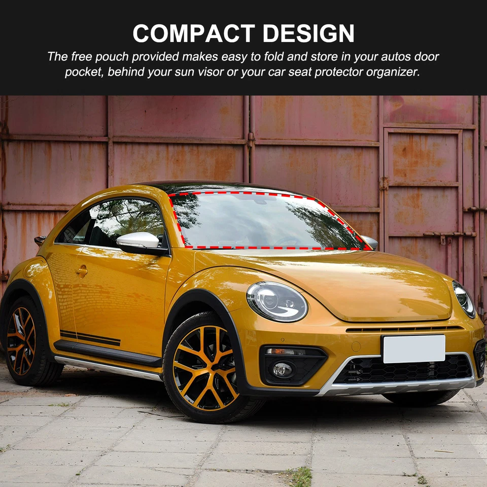 Parasol parasol protección UV para Volkswagen Beetle (A5) 2012-19 Foto 3 de 4