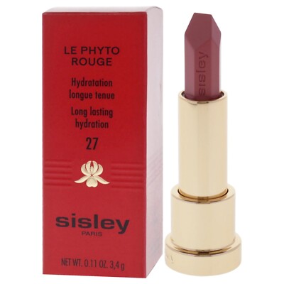 Sisley Le Phyto Rouge Long Lasting Hydration Lipstick 27 Rose Bolchoi NEW IN BOX