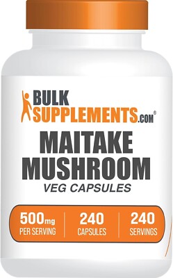 BulkSupplements.com Maitake Mushroom Capsules - Mushroom Supplement, Maitake ...