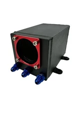 Billet Aluminum Bosch 044 1L High-Flow External Fuel Pump Surge Tank Integrated