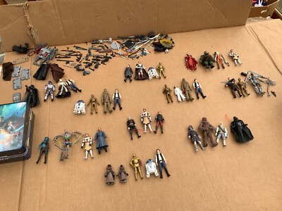 Star Wars Figuren Konvolut 3-7 Figuren aussuchen & Waffen Zubehör Lot Han ,C-3po+