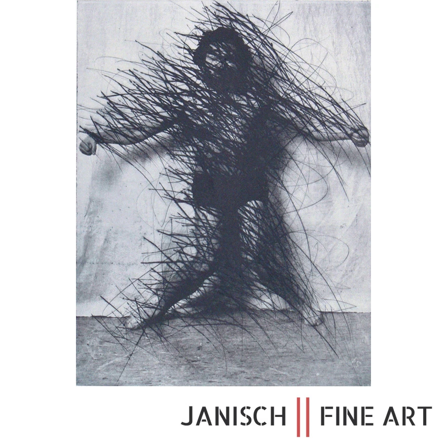 ARNULF RAINER - "Selbst in Waage", Radierung, handsigniert, 1975/76, Auflage 25! - Bild 1 von 1