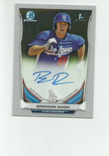 2014 BOWMAN CHROME PROSPECT AUTOGRAPHS #BCAPBD BRANDON DIXON