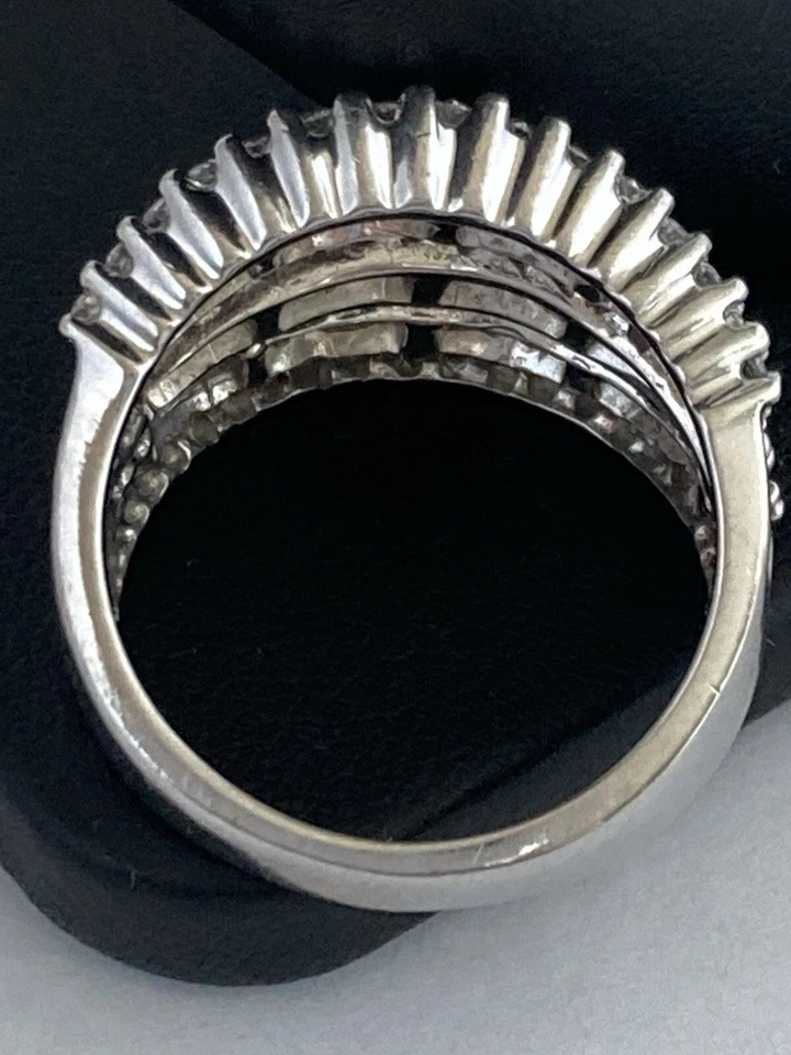 Anillo de varias filas de diamantes EFFY® Collection EFFY Foto 4 de 4