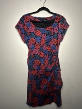 Marc Jacob’s Floral Pencil Dress Size 6 Purple Pink Career Casual