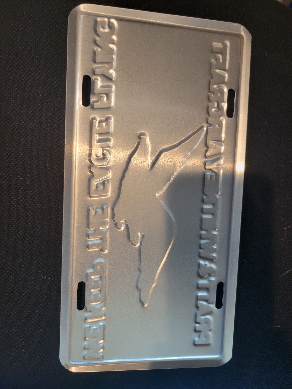  PRATT & WHITNEY Aircraft Engines WE KEEP THE EAGLE FLYING License Plate  NEW