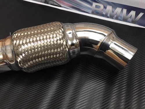 FOR BMW 325d 330d 525d 530d E90 E60 TURBO DPF EXHAUST PIPE DOWNPIPE STAINLESS ST - Afbeelding 7 van 9