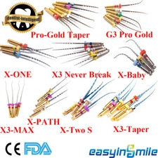 Dental Endodontic Rotary Endo Files X-pro/g3/x3 Root Canal Niti Engine File 10pk