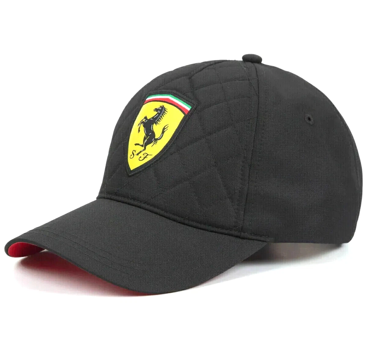 Genuine Ferrari Scuderia F1 Cap In Black Quilted hat