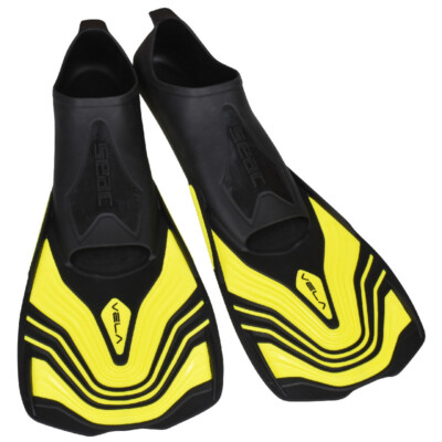 TOP + Seac Vela Schnorchelflosse Trainingsflosse Schwimmflosse - Gelb + TOP