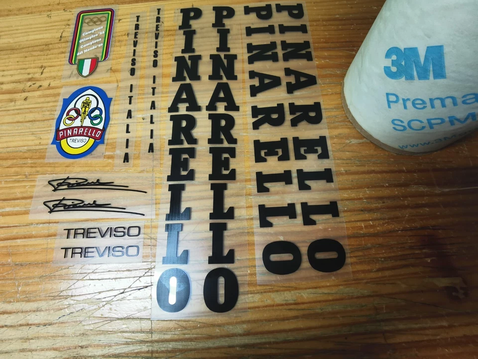 Pinarello Treviso kit negro vinilo calcomanía pegatina pegatinas ステッ� Foto 2 de 2