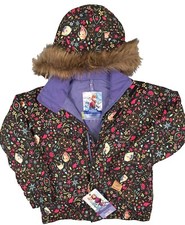 NEW 140 Burton  Disney Frozen Youth Girls Twist Jacket  Olaf Elsa  Anna