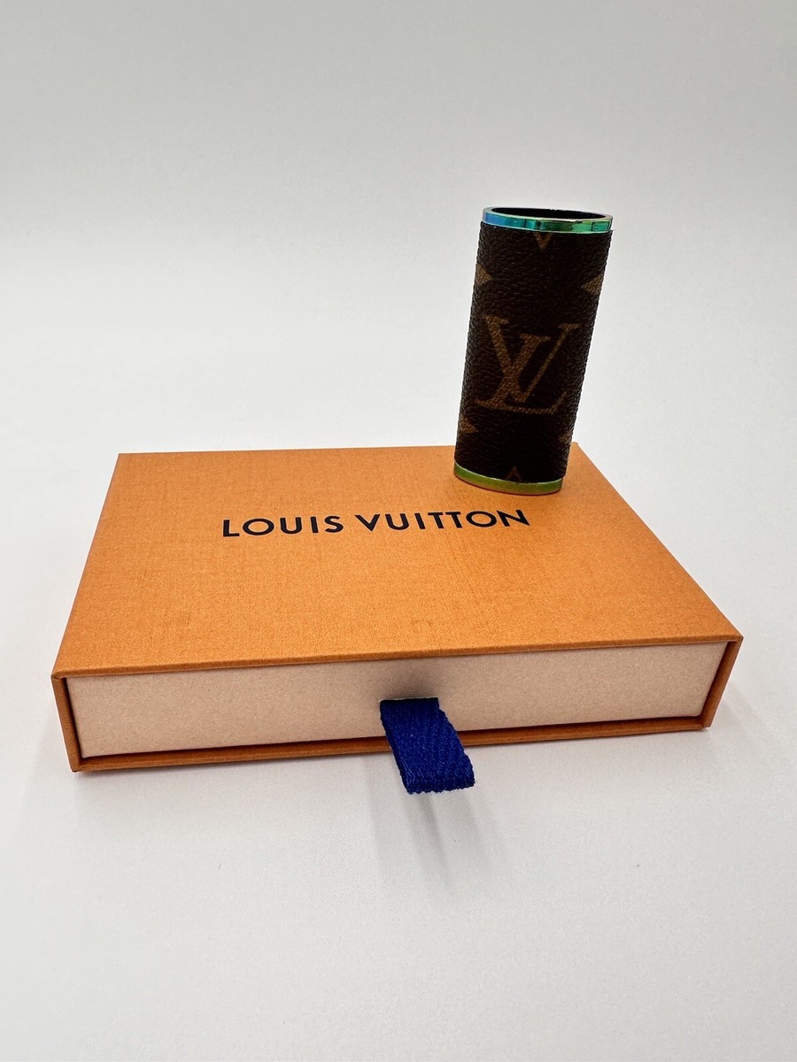 Louis Vuitton lighter case made from a vintage Louis