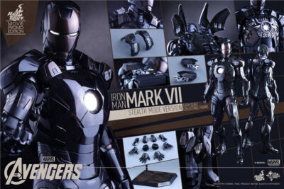 New Hot Toys MMS282 Iron Man 2 Mark VII vii 7 Tony Stealth Mode Version