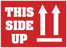This Side Up | Laminated Vinyl Decal Sticker Label
