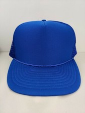 Vintage NEW Blank Trucker Hat Snapback Cap VTG NOS NWOT