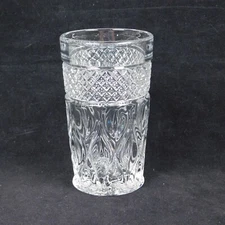Imperial Glass Cape Cod Clear Flat Iced Tea Tumbler 8oz Vintage 5.25" Tall