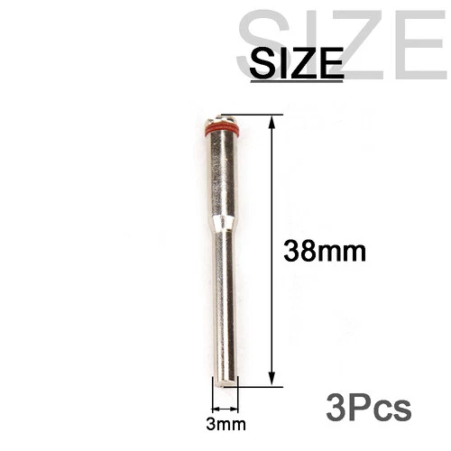 10Pc 2.35/3mm Cut-off Disc Wheel Screw Mandrel For Dremel Rotary Tool Connecting - Image 3 of 4