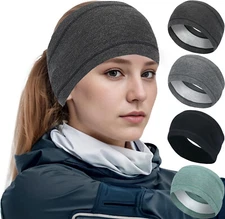 Winter Headband Fleece Warm Ear Muff Sweatband for Cold Weather Running Cycling