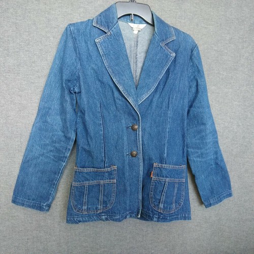 Orange tab Womens Jean Jacket Size 