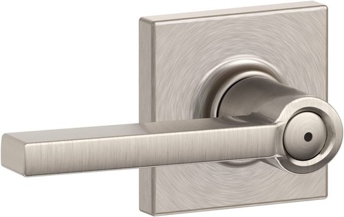 Schlage Latitude Privacy Door Lever Set with Collins Trim - F40 LAT COL - Picture 2 of 6