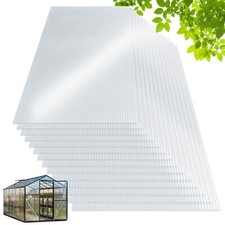 Polycarbonate Greenhouse Panels H Connectors - 0.15" Thick, Fits 4mm Twin-Wall