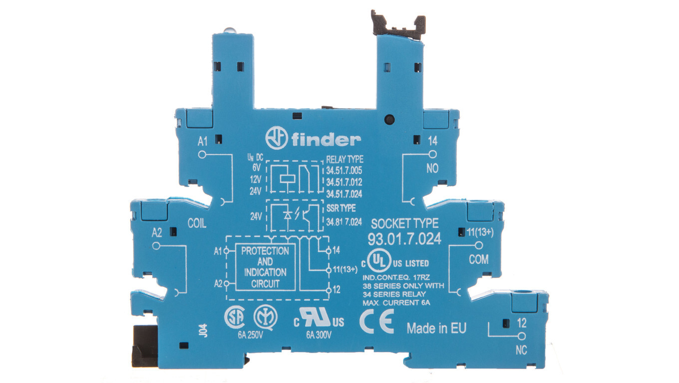 Socket for relay 34.51 93.01.7.024 /T2UK