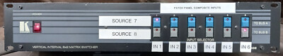 KRAMER VS-602 VERTICAL INTERVAL 6X2 MATRIX SWITCHER - CLEANED AND TESTED
