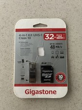 Gigastone 4 In 1 32GB Micro SD Mobile Kit Class 10 UHS-1