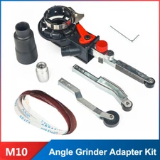 Accessory Angle Grinder Belt Sander Attachment M10 M14 Tube Belt Sanding Machine