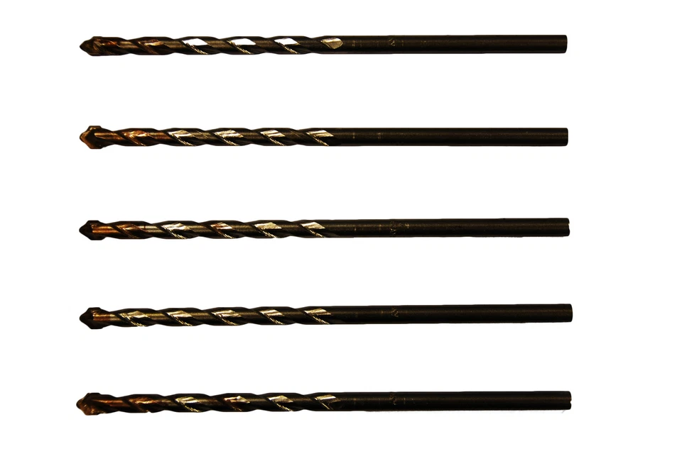 Black & Decker High Quality Masonry Drill Bit 7MM DIAMETER 150MM Pack of 5