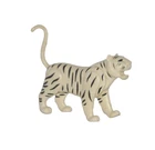 Vintage Playmobil 4233 Circus White Bengal Tiger Figure Wild Animal Trainer Set