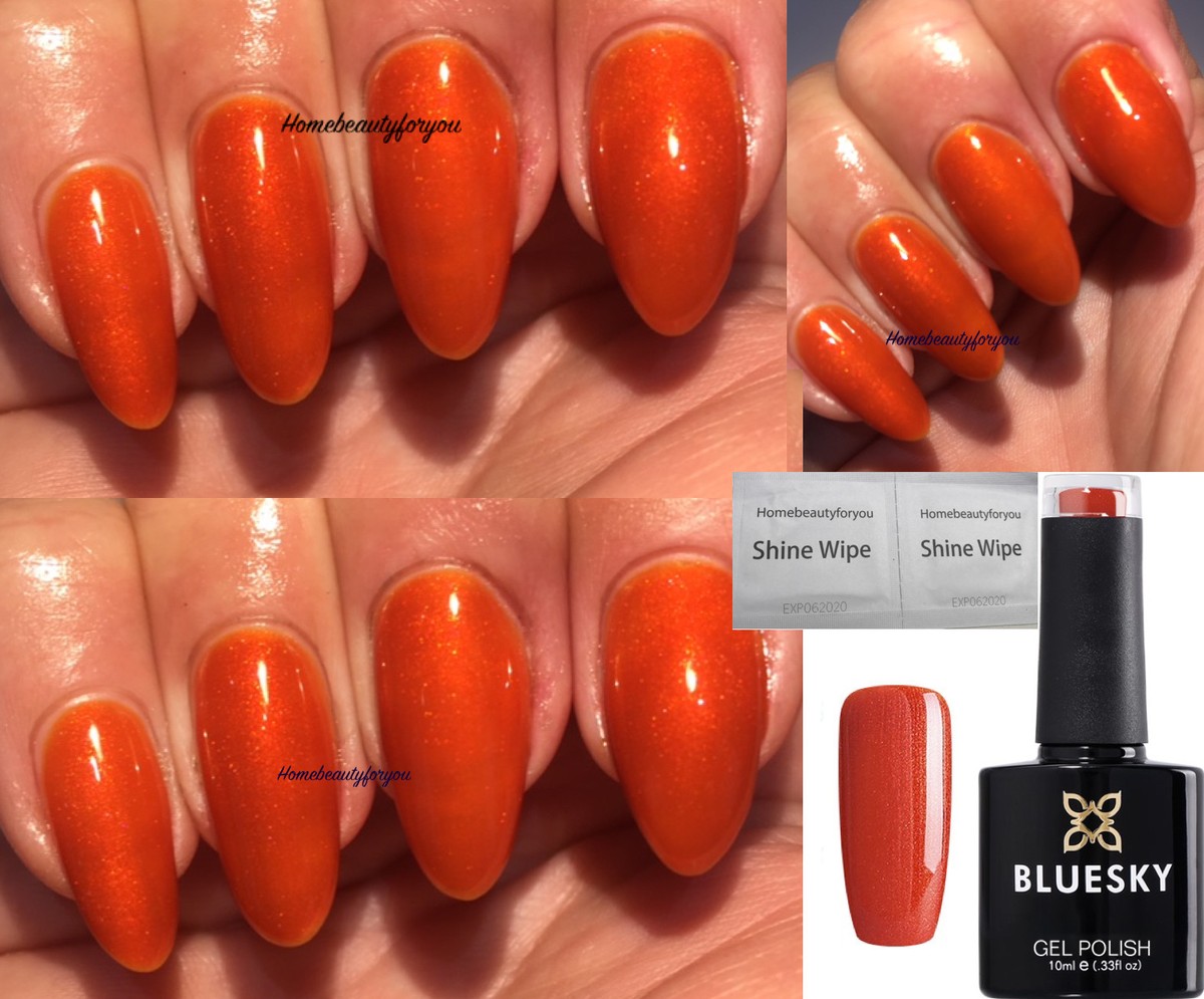 Bluesky Vernis à Ongles Gel Bluesky, Vermilion Fin 80583, Orange Vif, Durable, Résistant Aux Puces, 10 Ml (nécessite Du Séchage Sous Lampe LED UV) Dès 9,99 € - Sur