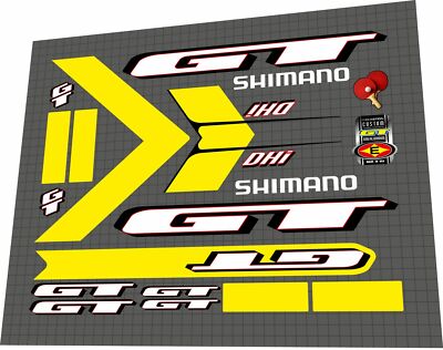 GT DHI TEAM LIMITED 2000/2001 DECAL SET