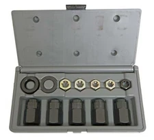 Lang Tools 802 12-Pieces Wheel Stud Installer and Rethreader Kit