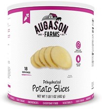 AUGASON FARMS EMERGENCY FOOD DEHYDRATED POTATO SLICES Prepper Doomsday Surival