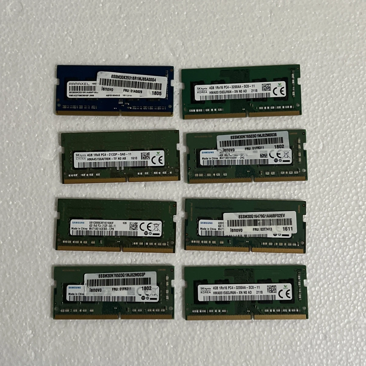 25+ Samsung DDR4 SDRAM 4 GB Capacity per Module Memory (RAM) for