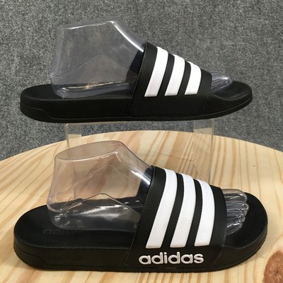 adidas Black Slip-On Comfort Sandal adidas Adilette Comfort Core Black Men Slip On Sandals  main image 3