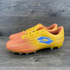Lotto Solista 700 IV FG Soccer Cleats Mens 11 Yellow Orange Superleggera Cleats