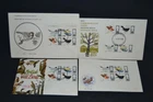 GB first day covers 1966 Birds x 4 all different cover types etc.