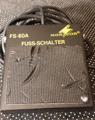 FS - 60 Fußschalter/Steuerpedal  v. ''MONACOR'' , gebraucht , ungestestet 
