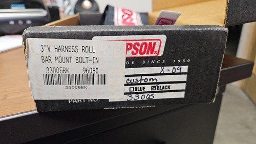 Simpson 3" V Harness Roll Bar Mount Bolt In 33005BK