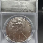 2019 American Silver Eagle ANACS MS69 Silver Dollar .999 Fine Silver 1oz