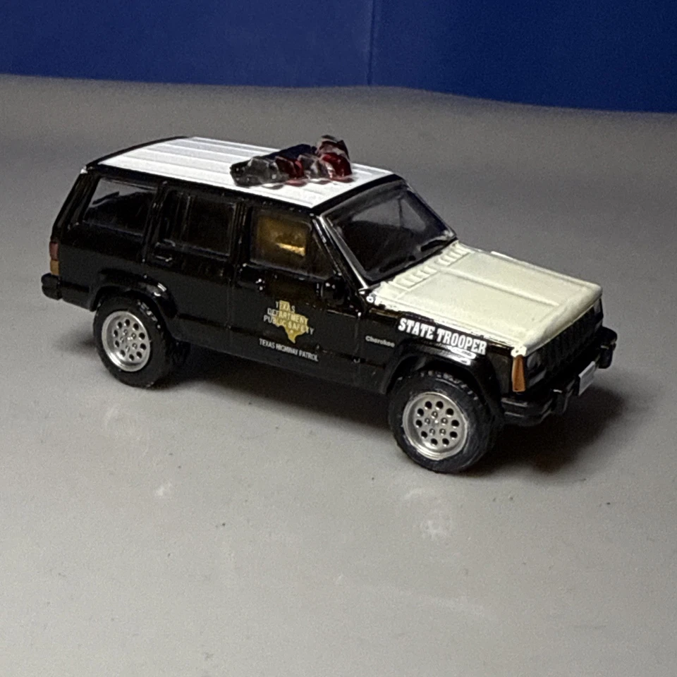 Jeep Greenlight 1:64 personalizado policía estatal de Texas DPS Foto 3 de 4