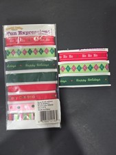 Crafting Ribbon, CHRISTMAS 8 Different patter...