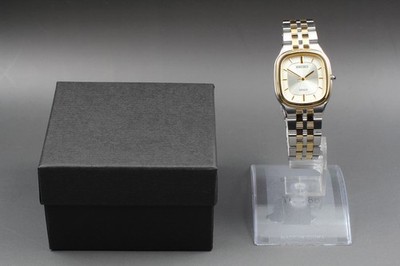 SEIKO セイコー DOLCE ドルチェ 8J41-0AA0 クォーツ 腕時計 Vintage 2000 Seiko Dolce 8J41-0AA0 Two-Tone HAQ Quartz Mens Watch