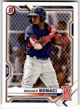 2021 Bowman Draft #BD-54 Brainer Bonaci Boston Red Sox Baseball