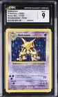 1999 Pokemon Base Set Shadowless #1 Alakazam Holo CGC 9 MINT