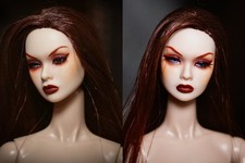 integrity toys OOAK Repaint Poppy Parker Custom Art Doll Head Only Head